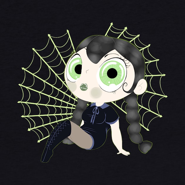 Goth with Webs by Opekui